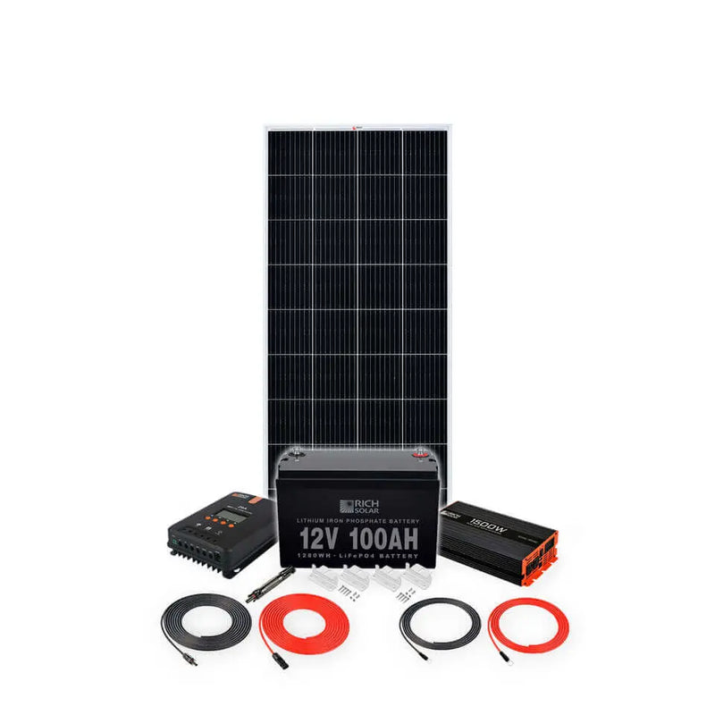 200 Watt Complete Solar Kit Rich Solar