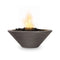 24" Cazo Fire Bowl- GRFC Concrete- OPT-24RFO The Outdoor Plus