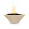 24" Cazo Fire Bowl- GRFC Concrete- OPT-24RFO The Outdoor Plus