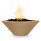 24" Cazo Fire Bowl- GRFC Concrete- OPT-24RFO The Outdoor Plus