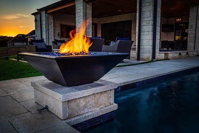30" Maya GFRC Fire Bowl- OPT-30SFO The Outdoor Plus