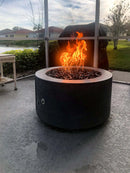 32" Florence Concrete Fire Pit - OPT-FL3218 The Outdoor Plus