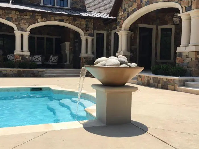 36" Cazo Fire and Water Bowl - OPT-36RFW The Outdoor Plus