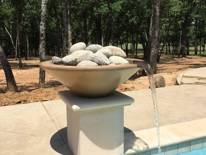 36" Cazo Fire and Water Bowl - OPT-36RFW The Outdoor Plus