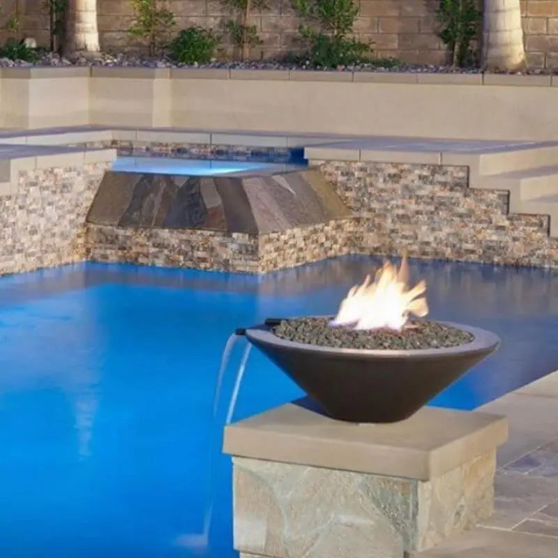 36" Cazo Fire and Water Bowl - OPT-36RFW The Outdoor Plus