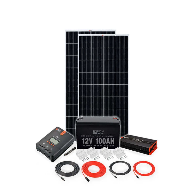 400 Watt Complete Solar Kit Rich Solar