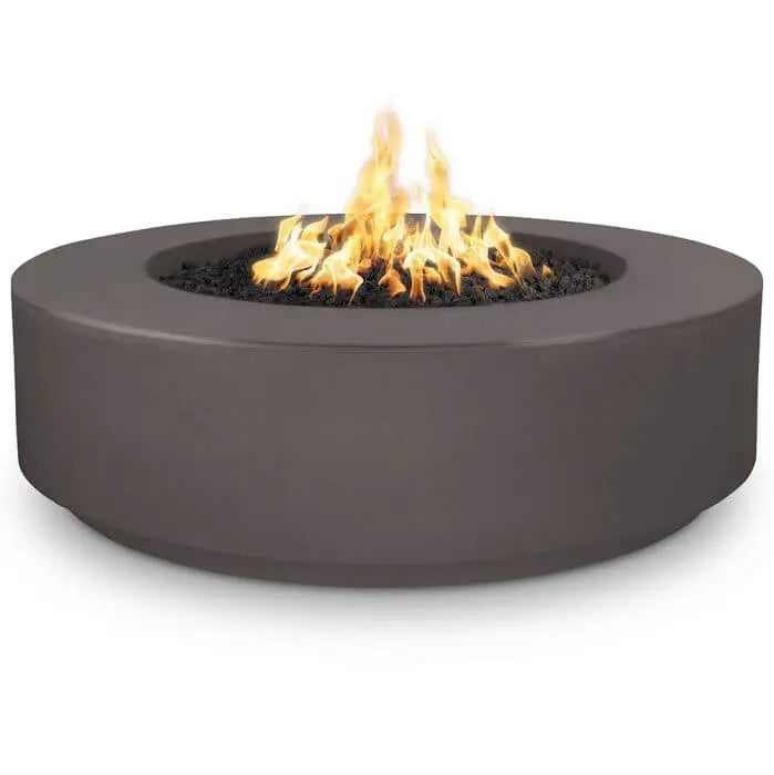 42" Florence Concrete Fire Pit - 12" Tall - OPT-FL42 The Outdoor Plus