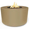 42" Florence Concrete Fire Pit - 24" Tall - OPT-FL4224 The Outdoor Plus