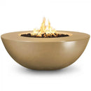 48" Sedona Wide Ledge Concrete Fire Pit- OPT-SEDWL48 The Outdoor Plus