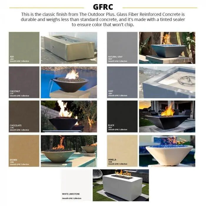 60" Cazo Fire Pit No Ledge- OPT-CZNL60 The Outdoor Plus
