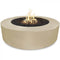 72" Florence Concrete Fire Pit - 20" Tall - OPT-FL72 The Outdoor Plus