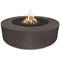 72" Florence Concrete Fire Pit - 20" Tall - OPT-FL72 The Outdoor Plus