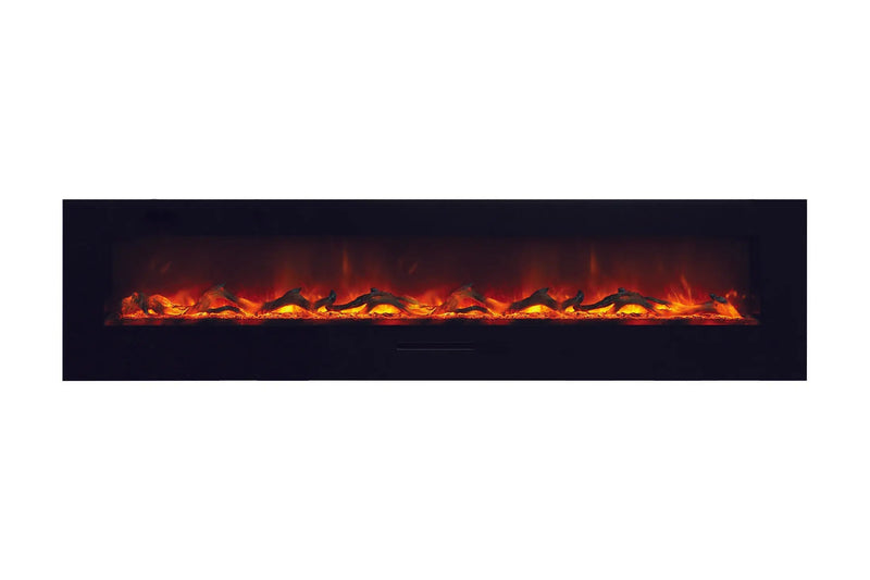 Amantii 100'' Wall Mount / Flush Mount Electric Fireplace Amantii