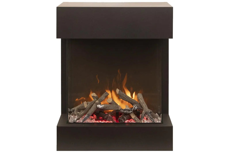 Amantii 2025WM Cube Lumina 3-Sided View Built In Indoor/Outdoor Electric Fireplace Amantii