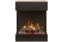 Amantii 2025WM Cube Lumina 3-Sided View Built In Indoor/Outdoor Electric Fireplace Amantii