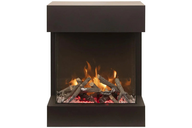 Amantii 2025WM Cube Lumina 3-Sided View Built In Indoor/Outdoor Electric Fireplace Amantii
