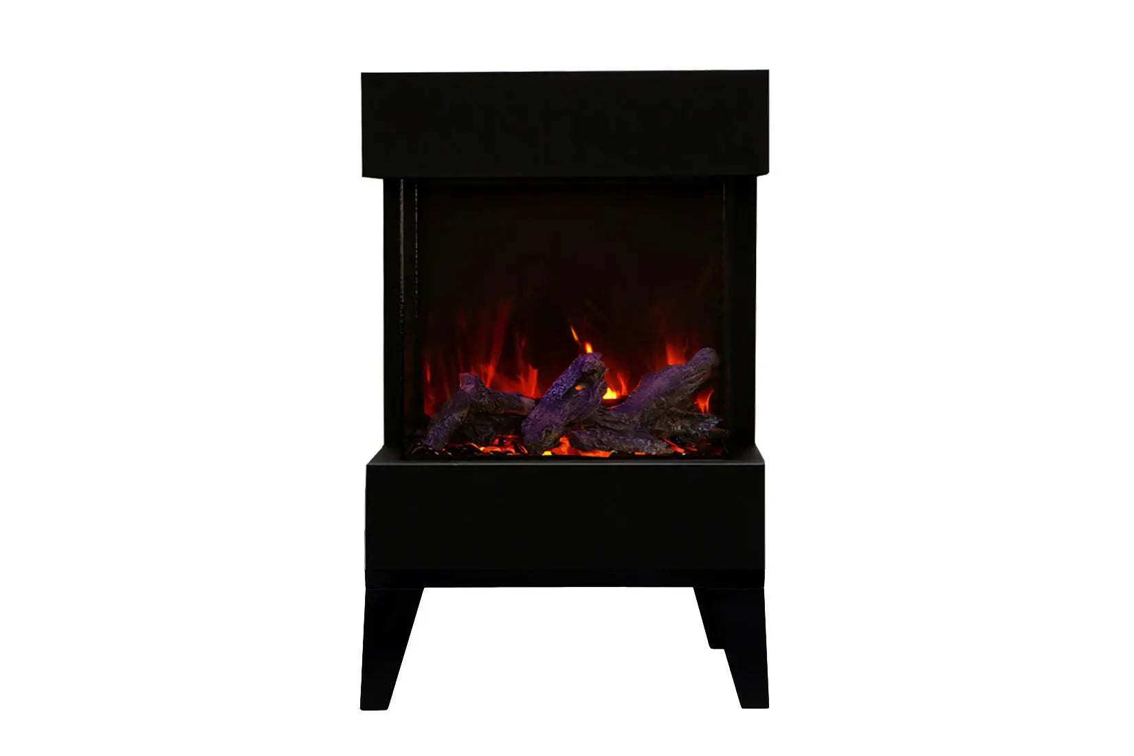 Amantii 2025WM Cube Lumina 3-Sided View Built In Indoor/Outdoor Electric Fireplace Amantii