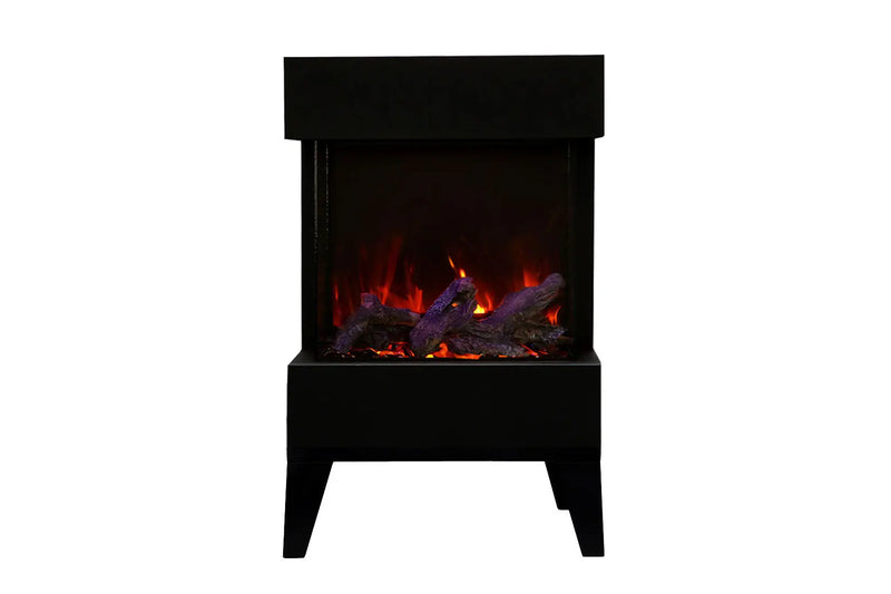 Amantii 2025WM Cube Lumina 3-Sided View Built In Indoor/Outdoor Electric Fireplace Amantii
