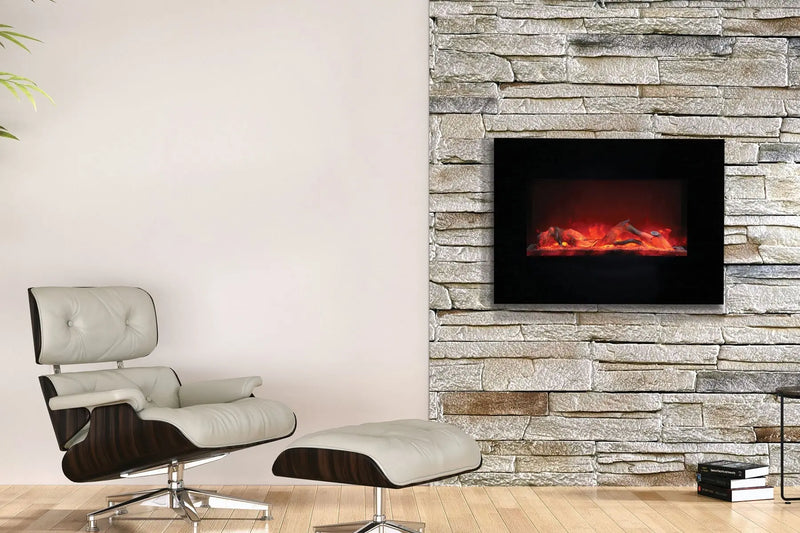 Amantii 36'' Wall Mount / Flush Mount Electric Fireplace Amantii