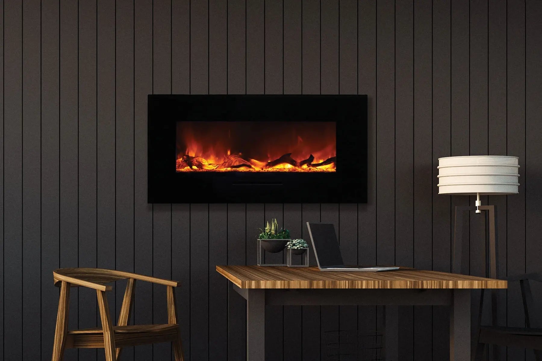 Amantii 44'' Wall Mount / Flush Mount Electric Fireplace Amantii