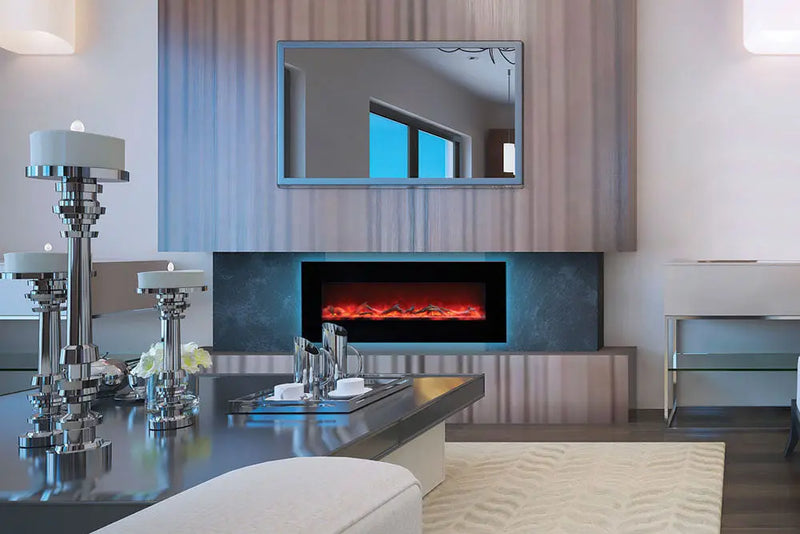 Amantii 58'' Wall Mount / Flush Mount Electric Fireplace Amantii