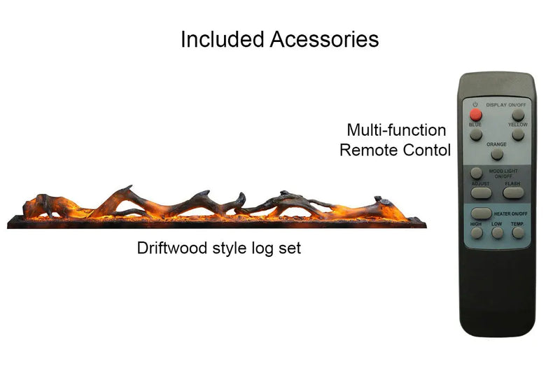 Amantii 70'' Wall Mount / Flush Mount Electric Fireplace Amantii