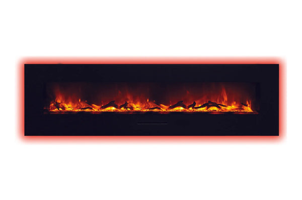 Amantii 81'' Wall Mount / Flush Mount Electric Fireplace Amantii