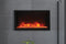 Amantii Panorama 40-inch Built-in Tall & Deep Indoor/Outdoor Linear Electric Fireplace Amantii