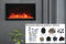 Amantii Panorama 40-inch Built-in Tall & Deep Indoor/Outdoor Linear Electric Fireplace Amantii
