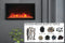 Amantii Panorama 40-inch Built-in Tall & Deep Indoor/Outdoor Linear Electric Fireplace Amantii