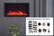 Amantii Panorama 40-inch Built-in Tall & Deep Indoor/Outdoor Linear Electric Fireplace Amantii