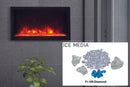 Amantii Panorama 40-inch Built-in Tall & Deep Indoor/Outdoor Linear Electric Fireplace Amantii