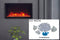 Amantii Panorama 40-inch Built-in Tall & Deep Indoor/Outdoor Linear Electric Fireplace Amantii