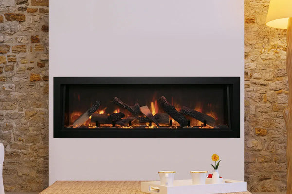 Amantii Panorama 40-inch Deep Built-in Indoor/Outdoor Linear Electric Fireplace Amantii