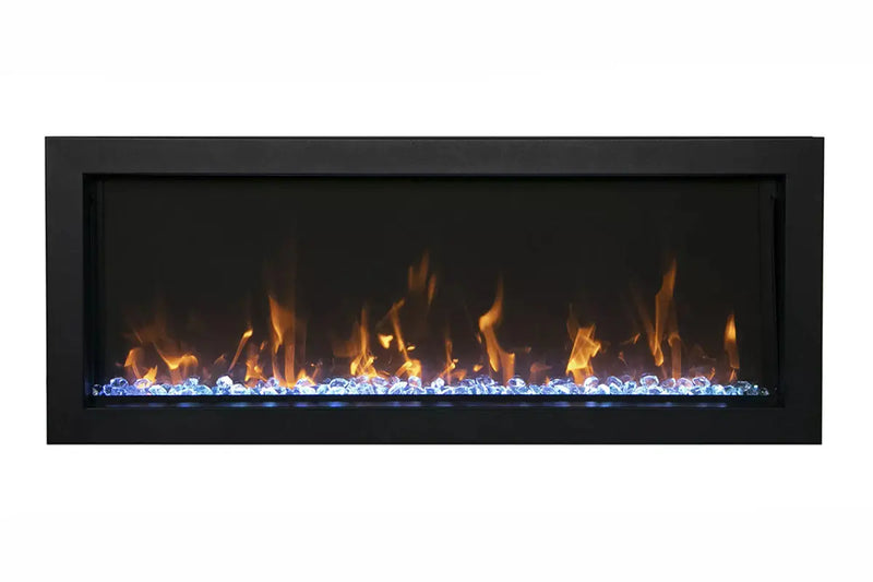 Amantii Panorama 40 inch Extra Slim Built-in Indoor/Outdoor Linear Electric Fireplace Amantii