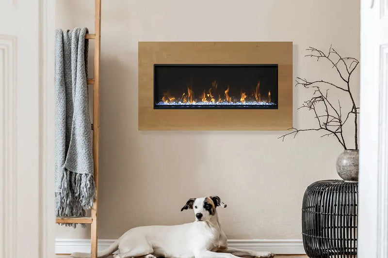 Amantii Panorama 40 inch Extra Slim Built-in Indoor/Outdoor Linear Electric Fireplace Amantii