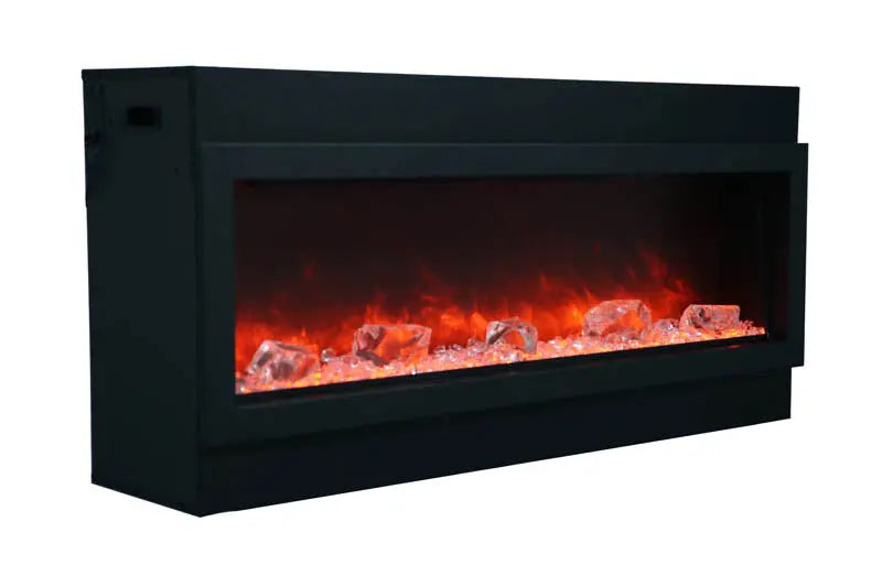Amantii Panorama 40-inch Slim Built-in Indoor/Outdoor Linear Electric Fireplace Amantii
