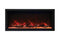 Amantii Panorama 50-inch Built-in Tall & Deep Indoor/Outdoor Linear Electric Fireplace Amantii