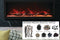 Amantii Panorama 50-inch Built-in Tall & Deep Indoor/Outdoor Linear Electric Fireplace Amantii