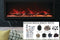 Amantii Panorama 60-inch Built-in Tall & Deep Indoor/Outdoor Linear Electric Fireplace Amantii