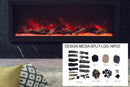Amantii Panorama 60-inch Built-in Tall & Deep Indoor/Outdoor Linear Electric Fireplace Amantii
