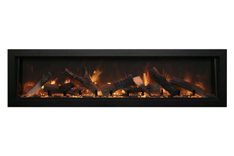 Amantii Panorama 60-inch Deep Built-in Indoor/Outdoor Linear Electric Fireplace Amantii