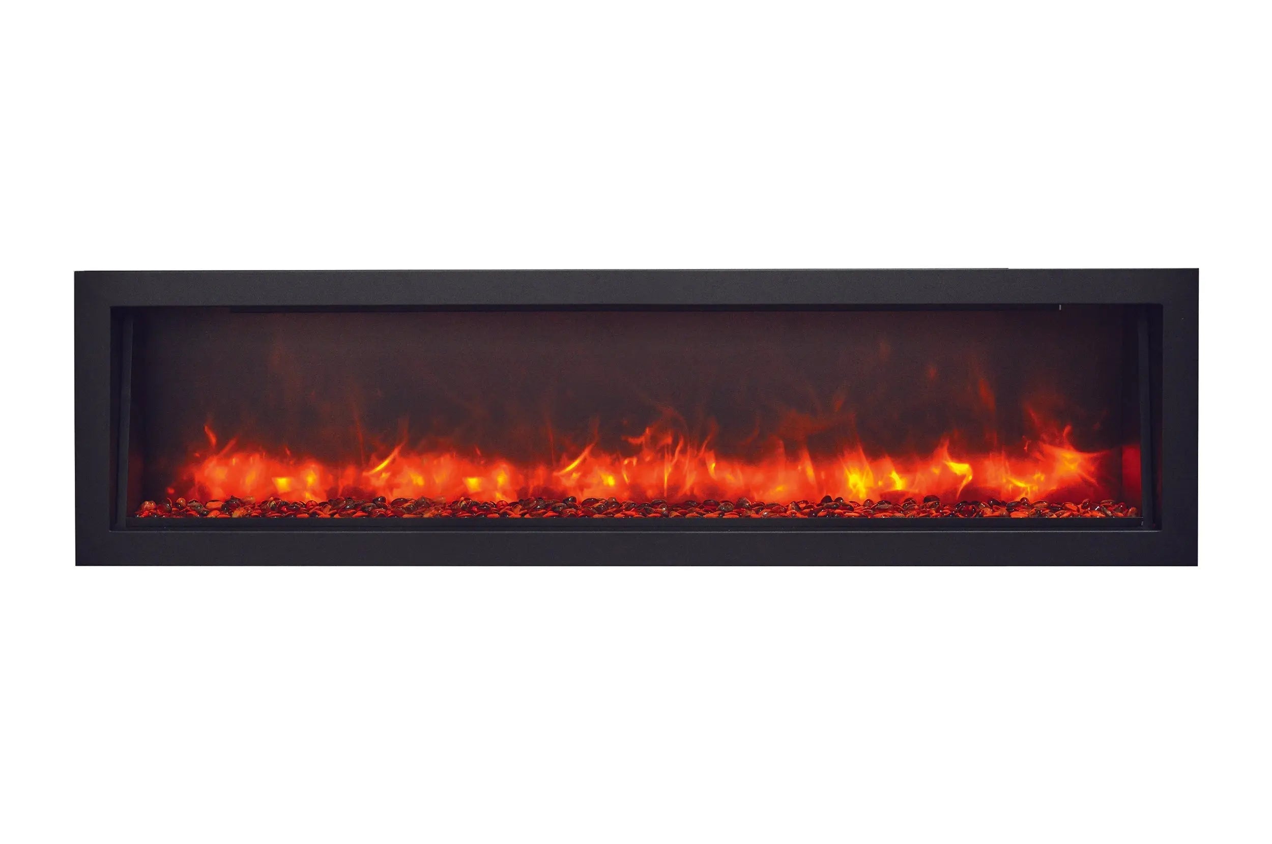 Amantii Panorama 60-inch Slim Built-in Indoor/Outdoor Linear Electric Fireplace Amantii
