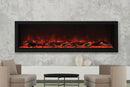 Amantii Panorama 72-inch Built-in Tall & Deep Indoor/Outdoor Linear Electric Fireplace Amantii