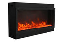 Amantii Panorama 72-inch Built-in Tall & Deep Indoor/Outdoor Linear Electric Fireplace Amantii