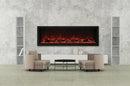 Amantii Panorama 72-inch Built-in Tall & Deep Indoor/Outdoor Linear Electric Fireplace Amantii
