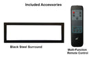 Amantii Panorama 72-inch Built-in Tall & Deep Indoor/Outdoor Linear Electric Fireplace Amantii