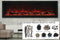 Amantii Panorama 72-inch Built-in Tall & Deep Indoor/Outdoor Linear Electric Fireplace Amantii