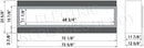 Amantii Panorama 72-inch Deep Built-in Indoor/Outdoor Linear Electric Fireplace Amantii