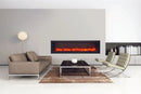 Amantii Panorama 72-inch Slim Built-in Indoor/Outdoor Linear Electric Fireplace Amantii